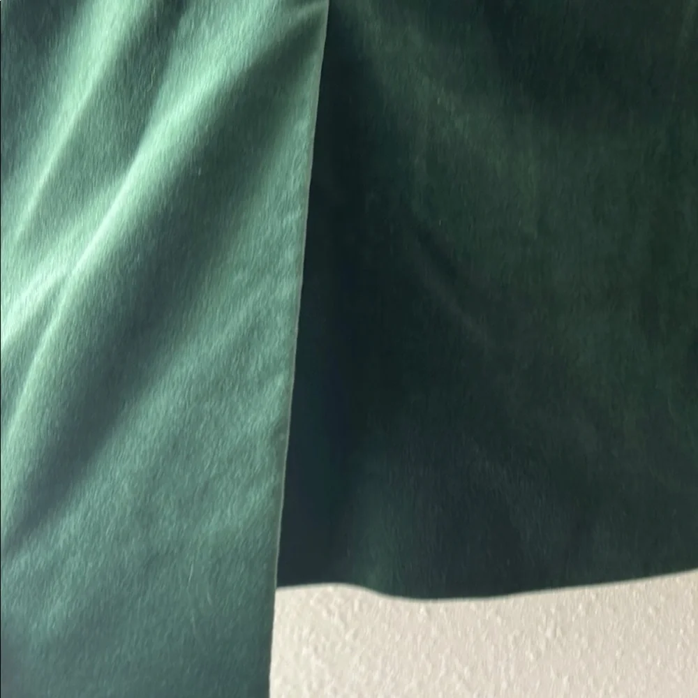 Kate Spade Green Velvet Blazer Classic Suit Jacket